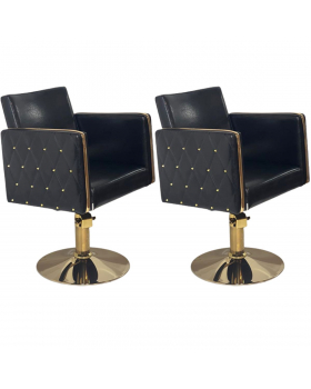 Парикмахерский комплект кресел "Голдиум Блэк З"