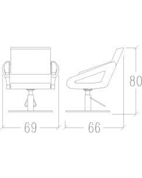 Кресло парикмахерское "MOON CHAIR"