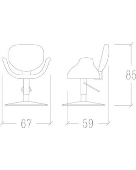 Кресло парикмахерское "CARNABY"
