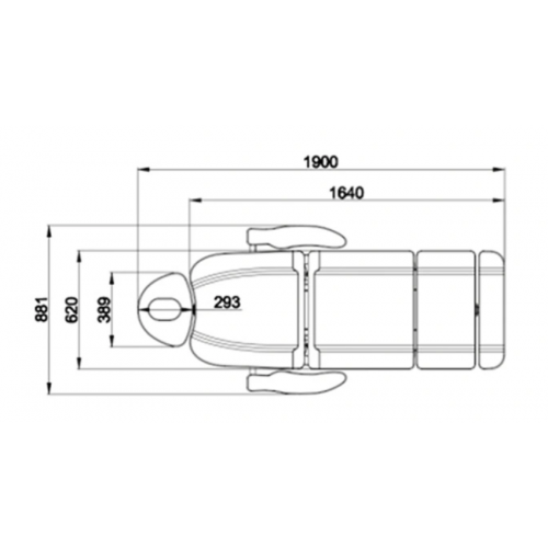 Косметологическое кресло "HZ-3803A" 2 мотора