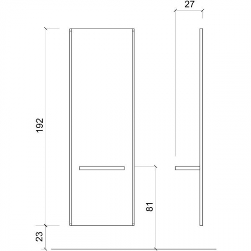 Зеркало парикмахерское "LUCE"