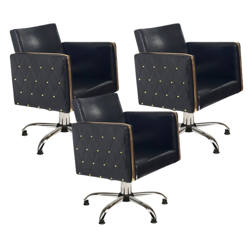 Парикмахерское кресло "Голдиум Блэк"