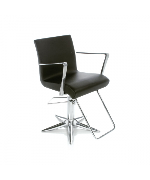 Кресло парикмахерское "Aluotis Ecoblack"