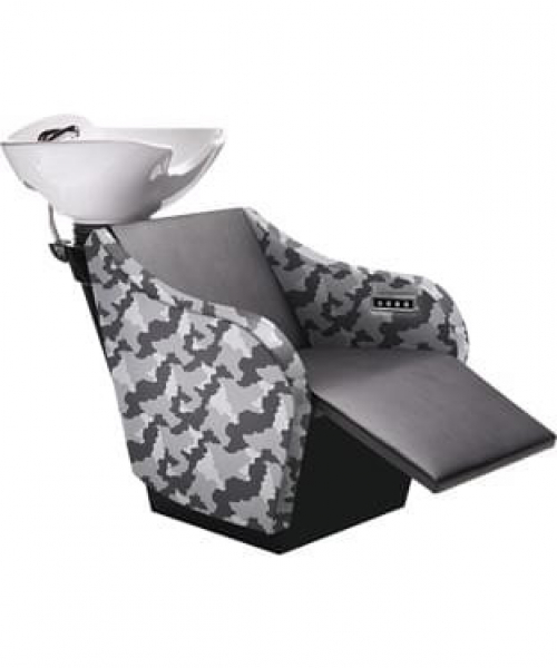 Мужская мойка барбер "RAVELLO MASSAGE CAMOUFLAGE GREY"