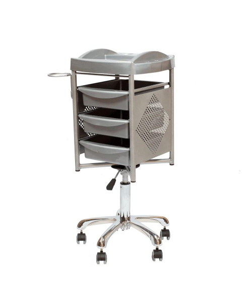 Тележка парикмахерская "М-06" (Серебристый)